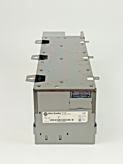 ALLEN BRADLEY - 1746-P2 SER. C -POWER SUPPLY W/ 10 SLOT RACK 1746-A10 & 3 BLANKS