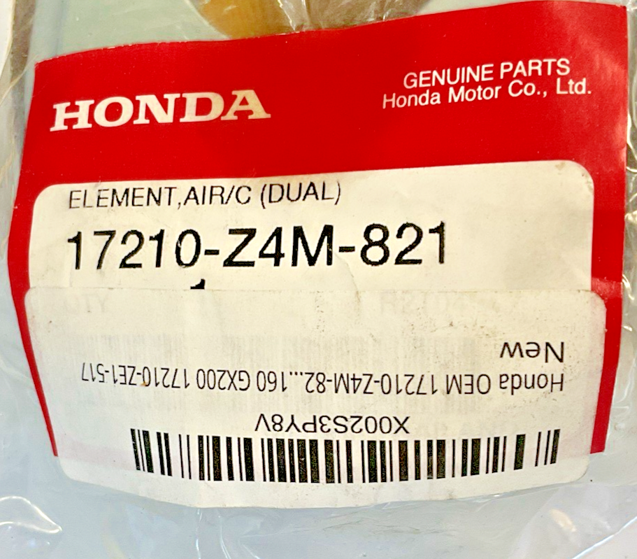 HONDA 17210-Z4M-821 AIR FILTER AIR/C
