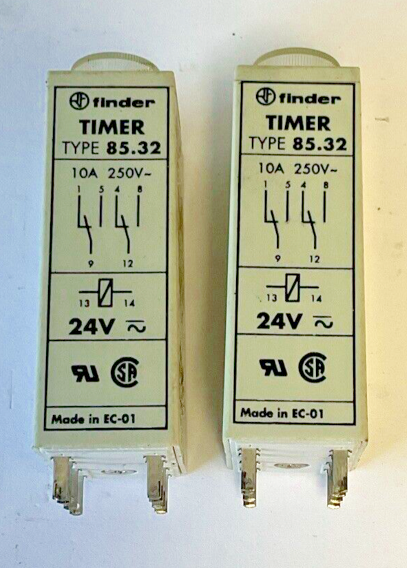 FINDER TIMBER TYPE 85.32 10A 250VAC 24VDC ***LOTOF2***