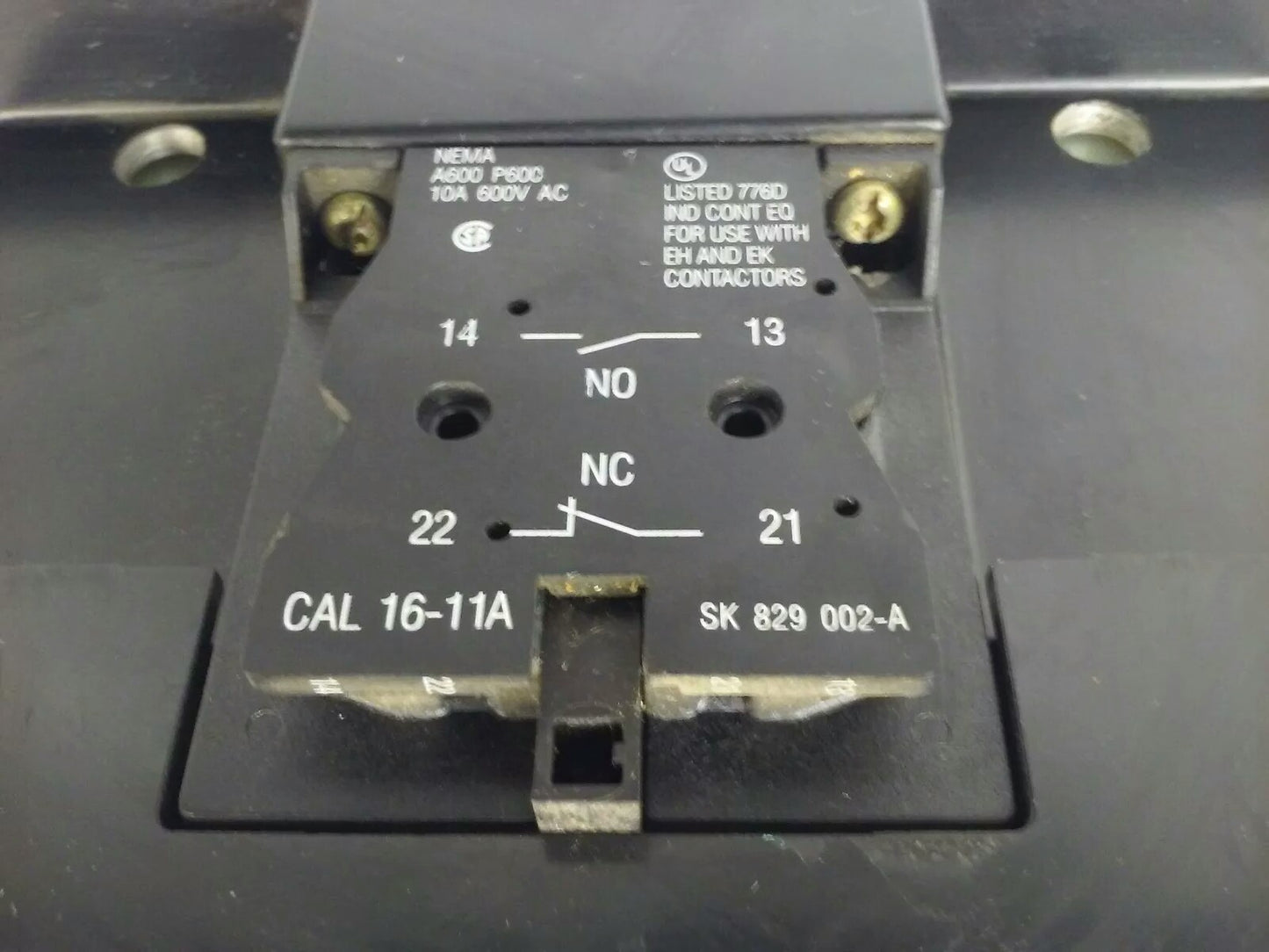 ABB EH450 CONTACTOR,  600V, 3PH, 525A, 400H.P., 3P, 355KW, EH, USED