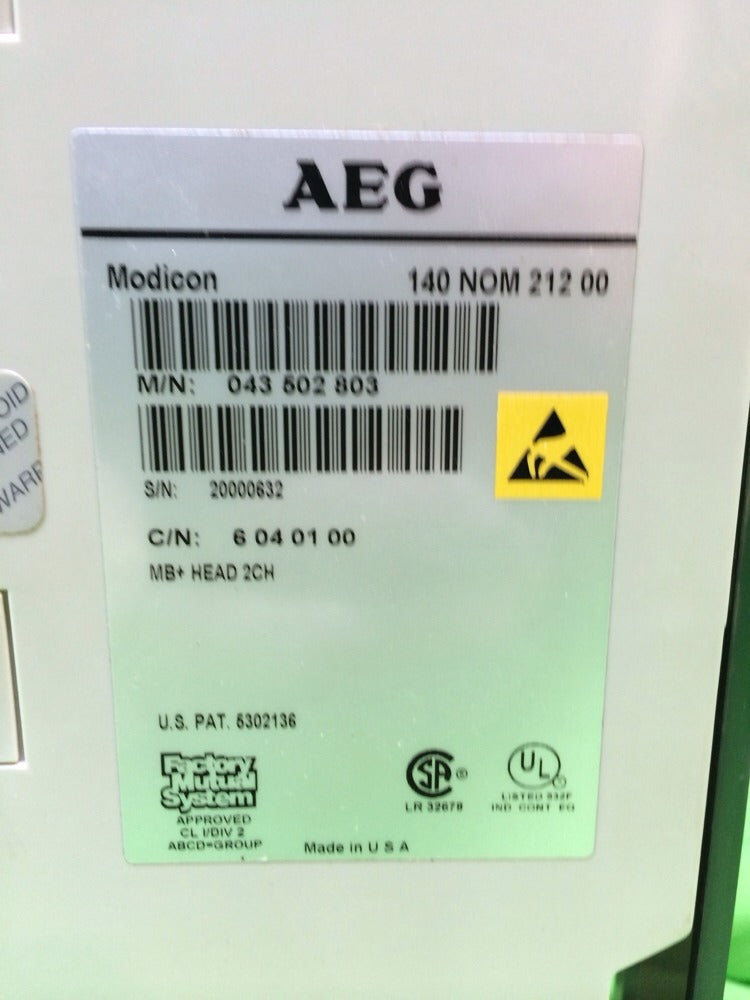 SCHNEIDER ELECTRIC MODICON QUANTUM 140NOM21200 140-NOM-212-00