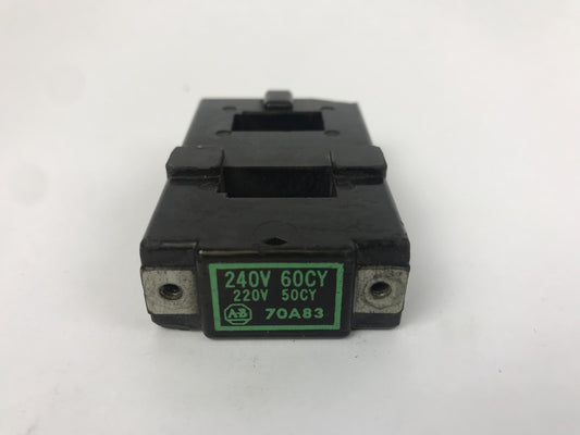ALLEN BRADLEY 70A83 COIL 240V 60CY 220V 50CY
