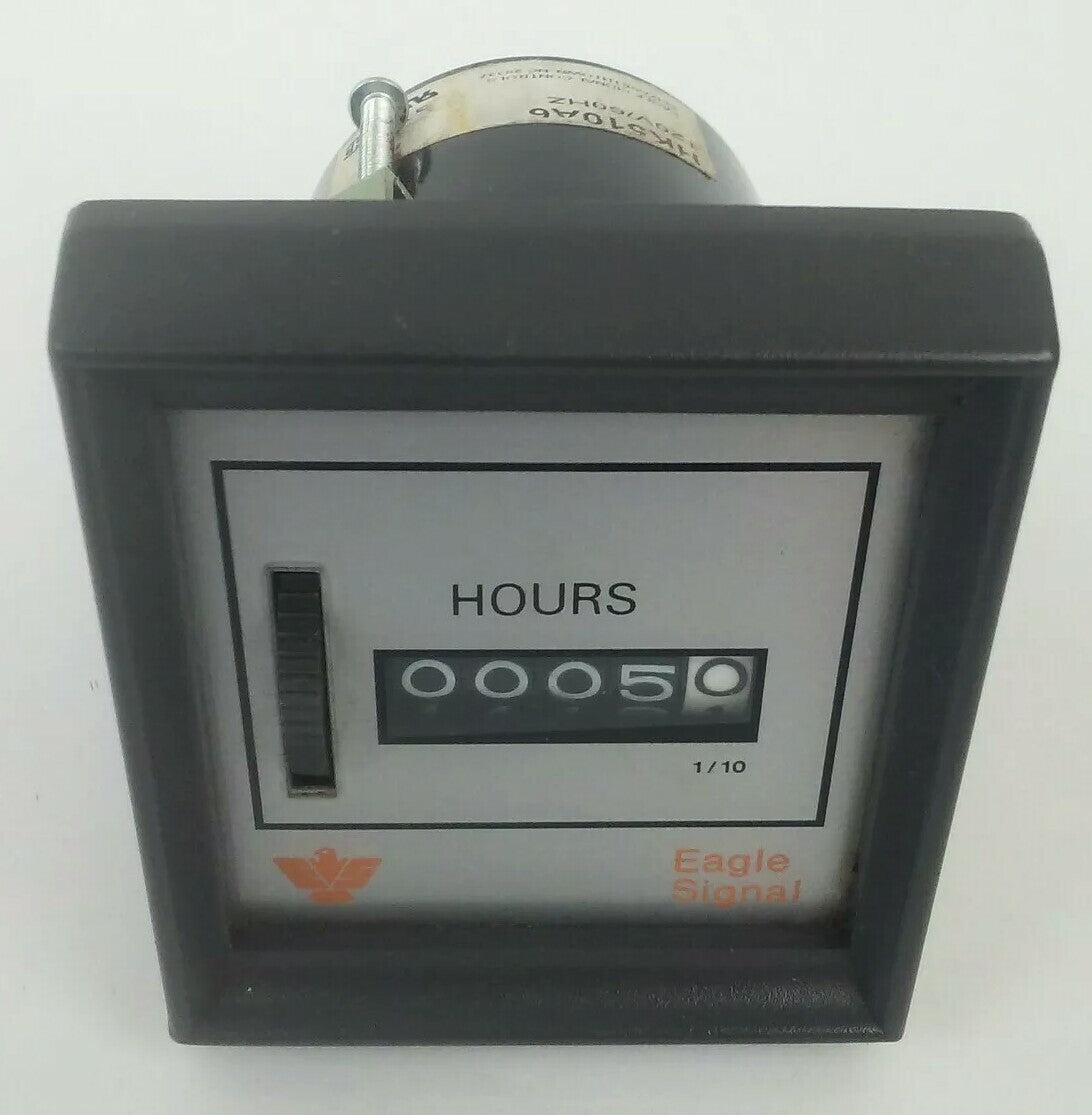 EAGLE SIGNAL HK510A6 ELECTRIC PANEL TOTALIZER TIMER 120V 60HZ 6 DIGIT
