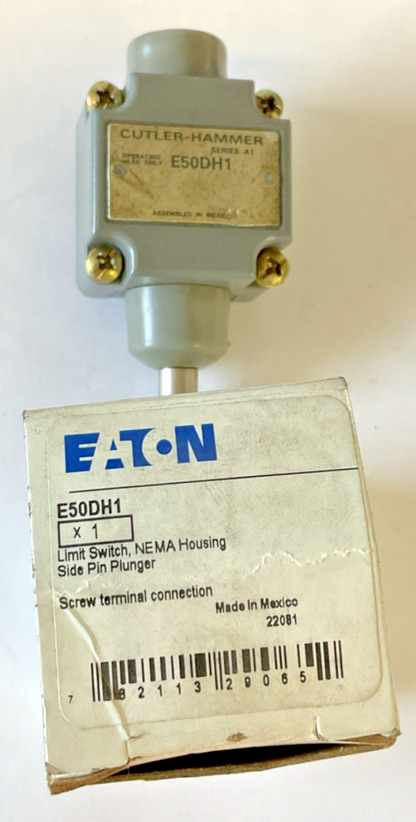EATON E50DH1 LIMIT SWITCH SIDE PIN PLUNGER SER.A1