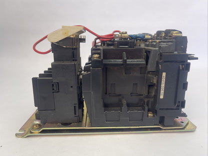 ALLEN BRADLEY 505-BOD-A2D REVERSING STARTER SIZE 1 SER C 600VAC 27A 10HP COIL