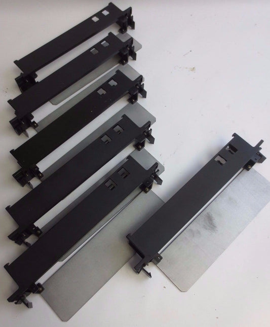 GE FANUC 44C715527-001 MODULE CASING - LOT of 7 (1 w/COVER/DOOR, 6 w/OUT)