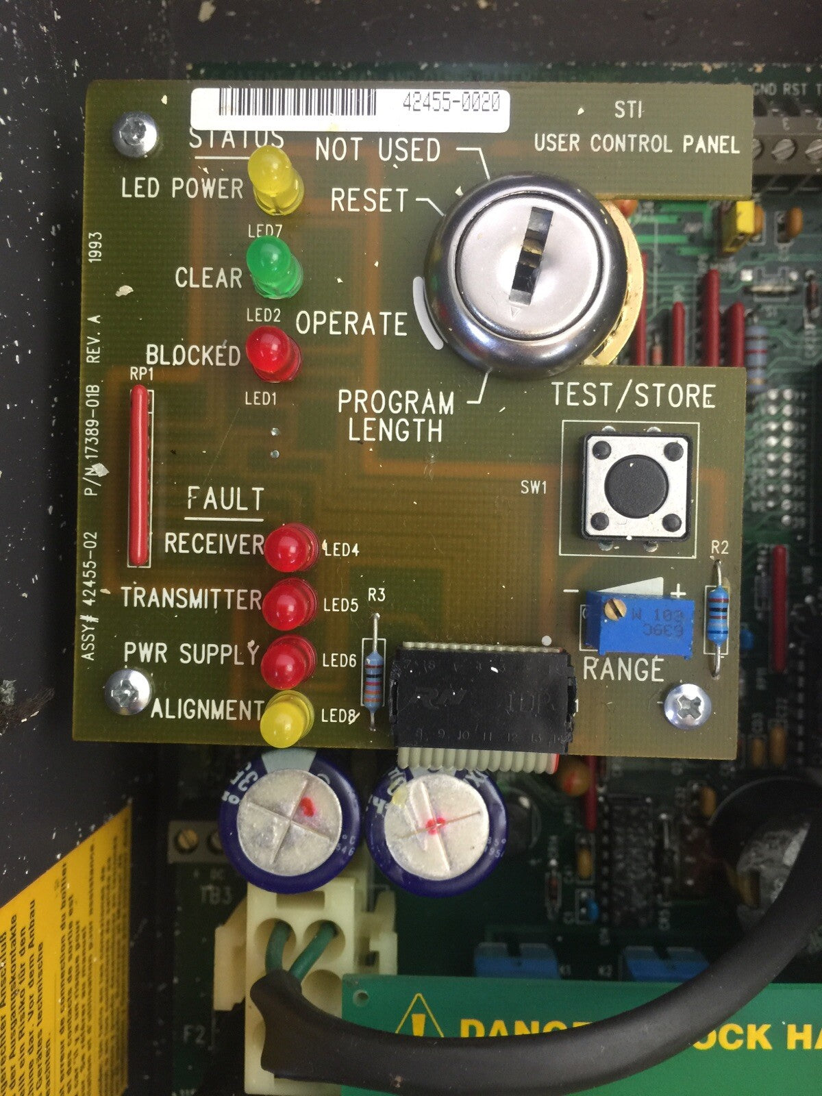 STI MS/FS43CNTRL-BW-U-AC1 MINI SAFE / FLEX SAFE 4300B-2 TEST PROCEDURE 115VAC