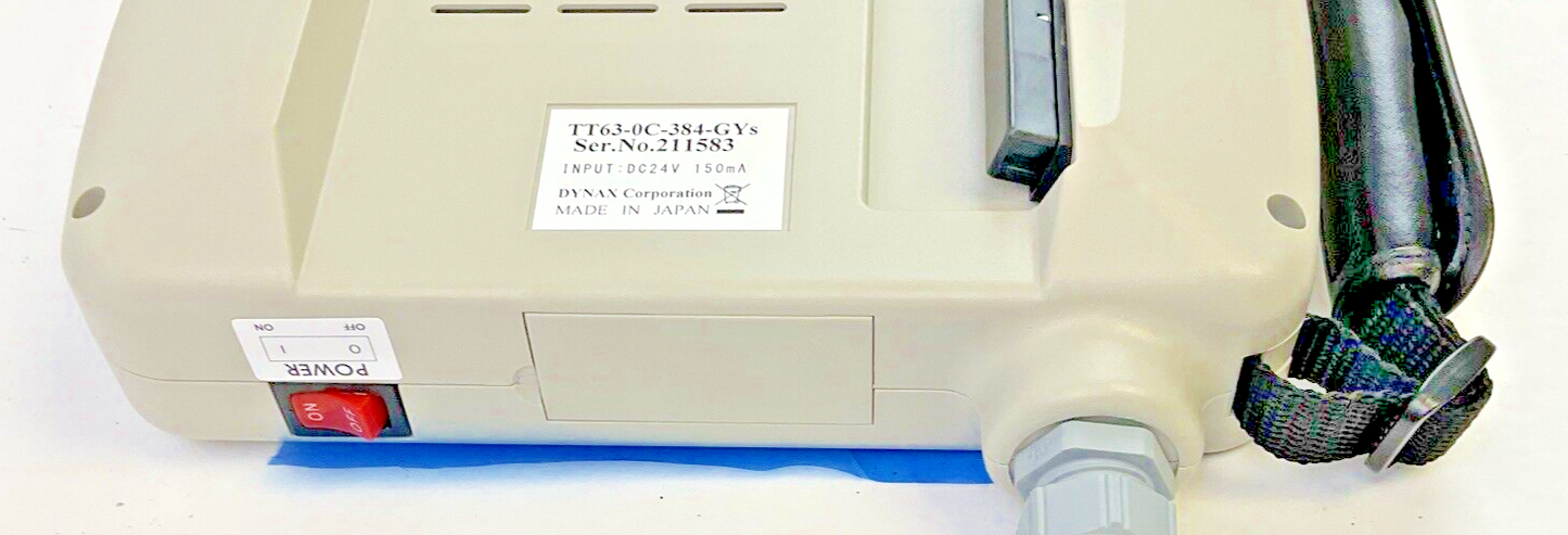 DYNAX CORPORATION TT63-0C-384-GYS TEACH PENDNANT 24VDC 150MA