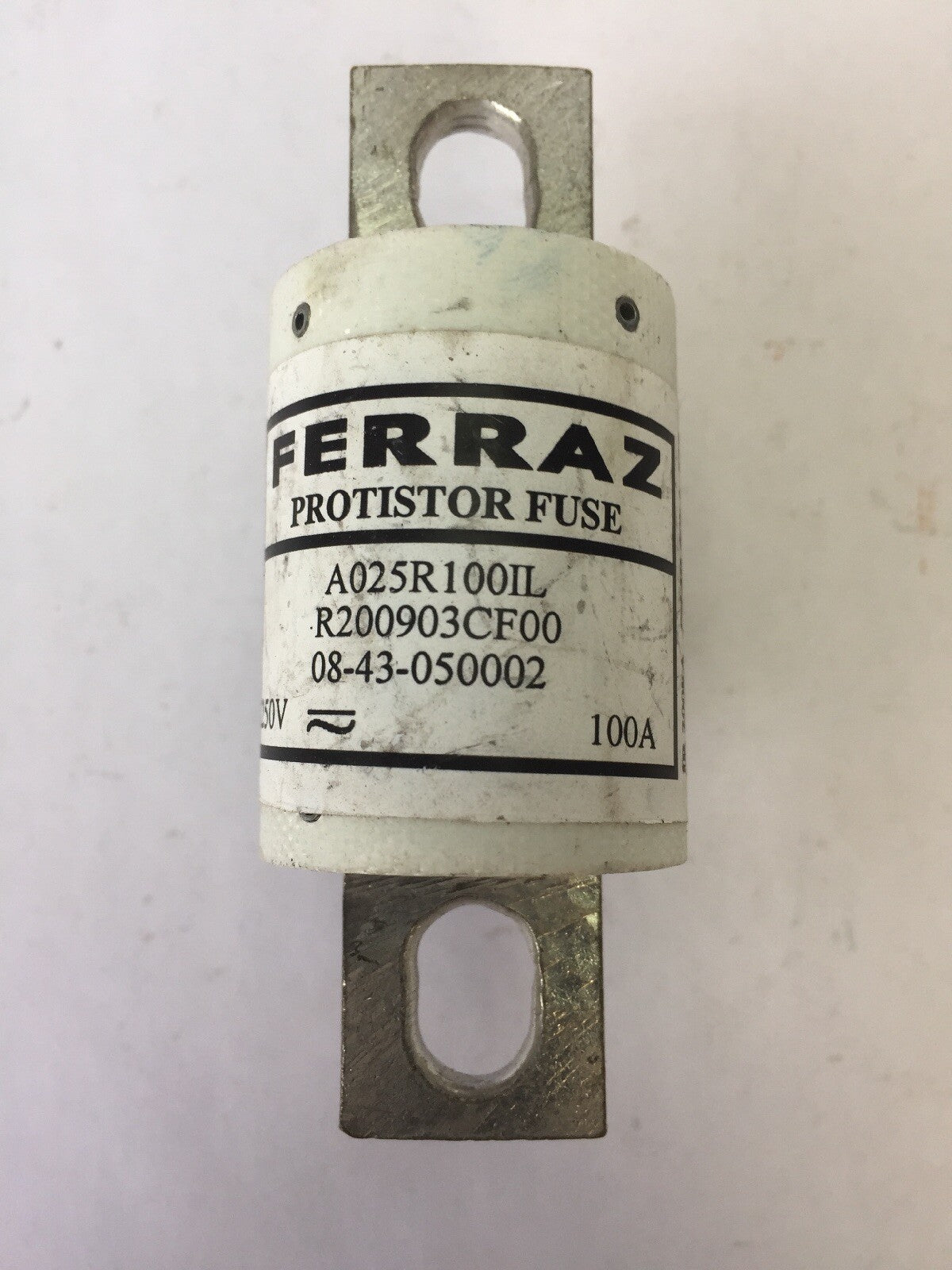 FERRAZ A025R100IL PROTISTOR FUSE 100AMP 250VAC