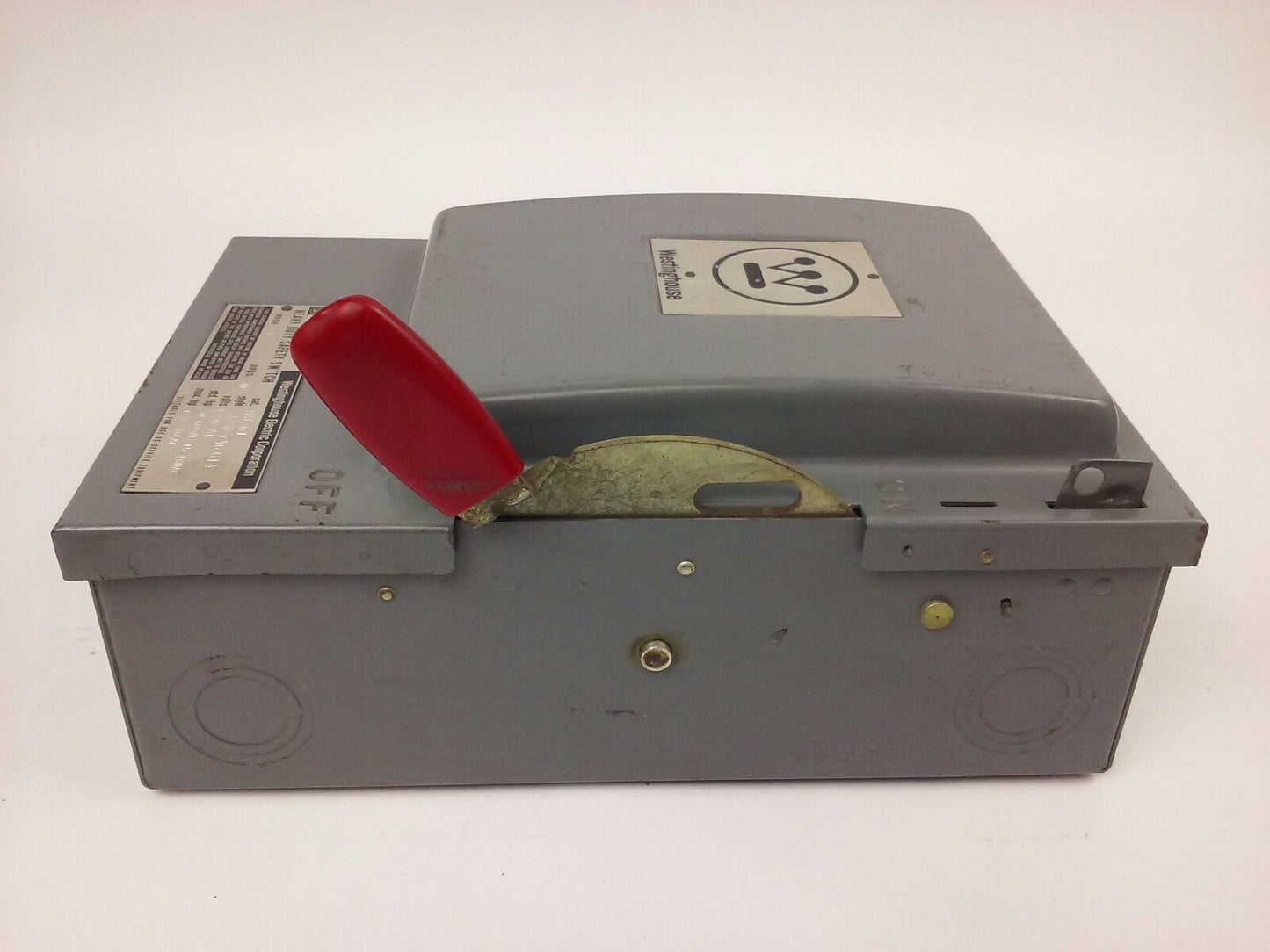 WESTINGHOUSE HU361, H.D. SAFETY SWITCH, 30A, 600V, 3P NON FUSIBLE, INDOOR, NEW