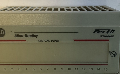 ALLEN BRADLEY 1794-IA16 INPUT 120VAC  SER.A REV.A01