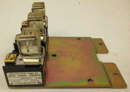 ALLEN BRADLEY 1494F-C663 SER. A,FUSE BLOCK ADAPTER PLATE KIT,60A,600V,W/X-401979
