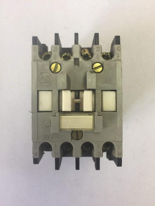 ALLEN BRADLEY 700-F400A1 CONTACTOR SER C HA473 COIL 120V 60HZ 110V 50HZ