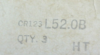 GE L343A / CR123L3.43A THERMAL OVERLOAD HEATER 2.7-2.9A - NEW SURPLUS - BOX of 3