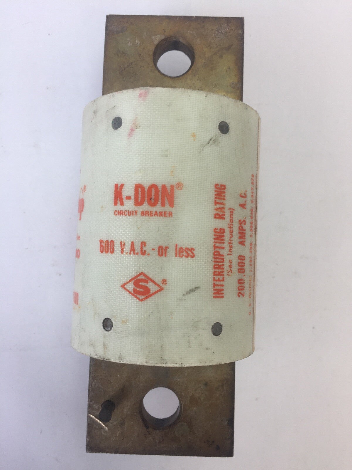 SHAWMUT A4BY1600 AMP-TRAP CURRENT LIMITING FUSE FORM 480 TYPE 55AL 600VAC K-DON