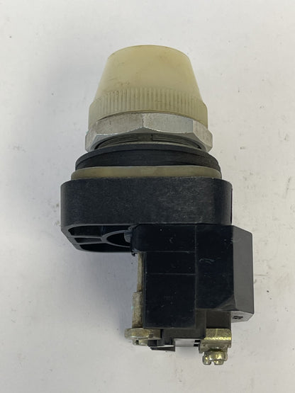 ALLEN BRADLEY 800T-P16 -SER T-PILOT LIGHT-WHITE, 120V AC 50/60 Hz, 755/1866 LAMP