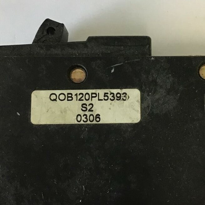 SQUARE D QOB120PL5393 CIRCUIT BREAKER 20A 120/240VAC 50/60HZ  1POLE