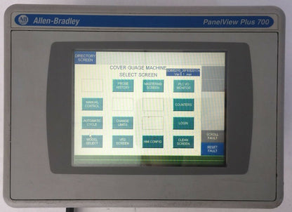 ALLEN BRADLEY 2711P-T7C4D1 SER A PANELVIEW PLUS 700 2711P-RP1 LOGIC MODULE SER G
