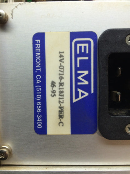 ELMA 14V-0716-R18J12-PER-C 46-95 RACK W/ CARDS 14V0716R18J12PERC