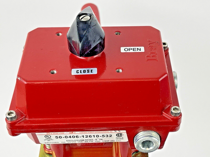 BRAY 50-0406-12610-532 VALVE STATUS MON/ 20-0600-92801 - 6" BV/MANUAL HANDLE