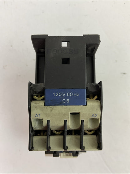 TELEMECHANIQUE STARTER (LC1 D1210 CONTACTOR 600VAC COIL 120V + LR2 D1316 9-13A)