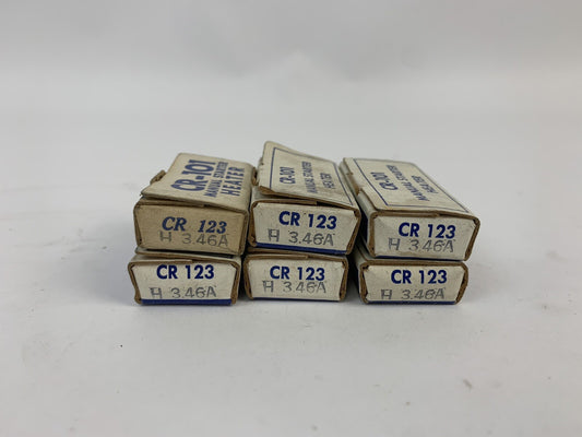 General Electric CR123 H3.46A Manual Starter Heater "Lot of 6"