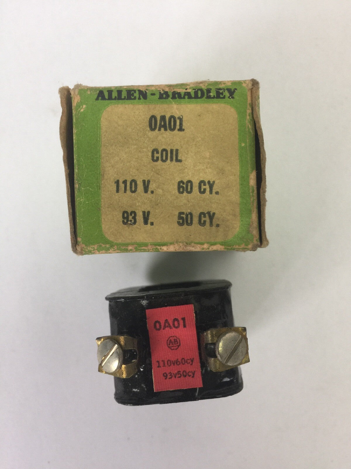 ALLEN BRADLEY 0A01 COIL 110V 60CY 93V 50CY