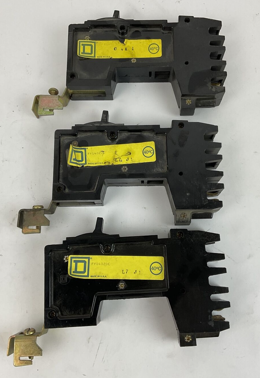SQUARE D FY14020C  CIRCUIT BREAKER 20A 277VAC 1-POLE ***LOTOF3***
