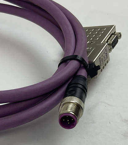 BRAD HARRISON PA9D01-42 PROFIBUS CONNECTOR W/ CABLE 0975 254 101/2 M