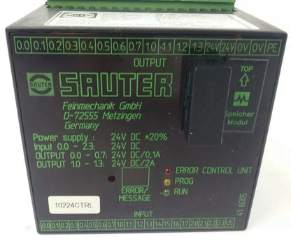 SAUTER EK 501-446-H0-00 POWER SUPPLY 8 POSITION 24V DC EK501446H000