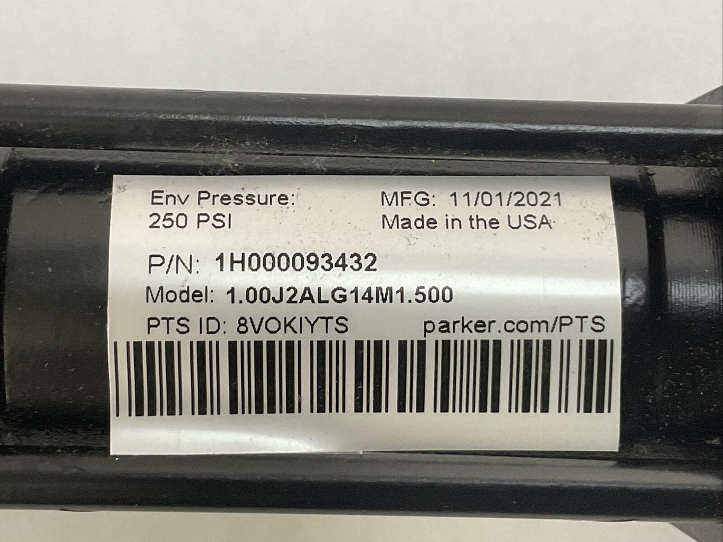 PARKER 1.00J2ALG14M1.500 CYLINDER 250PSI