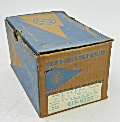 ITE - QJ3-H225 - MOLDED CASE CIRCUIT BREAKER - 3 POLE, 240 VAC, 225 A - NEW