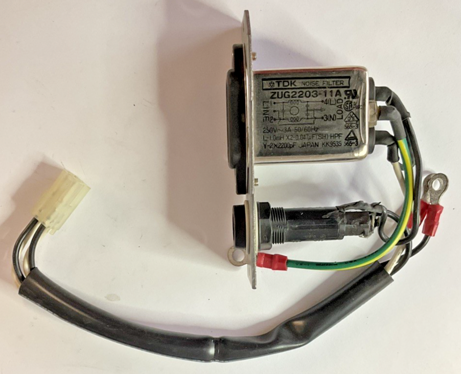 TDK ZUG2203-11A NOISE FILTER 50-60HZ 3A 250VAC