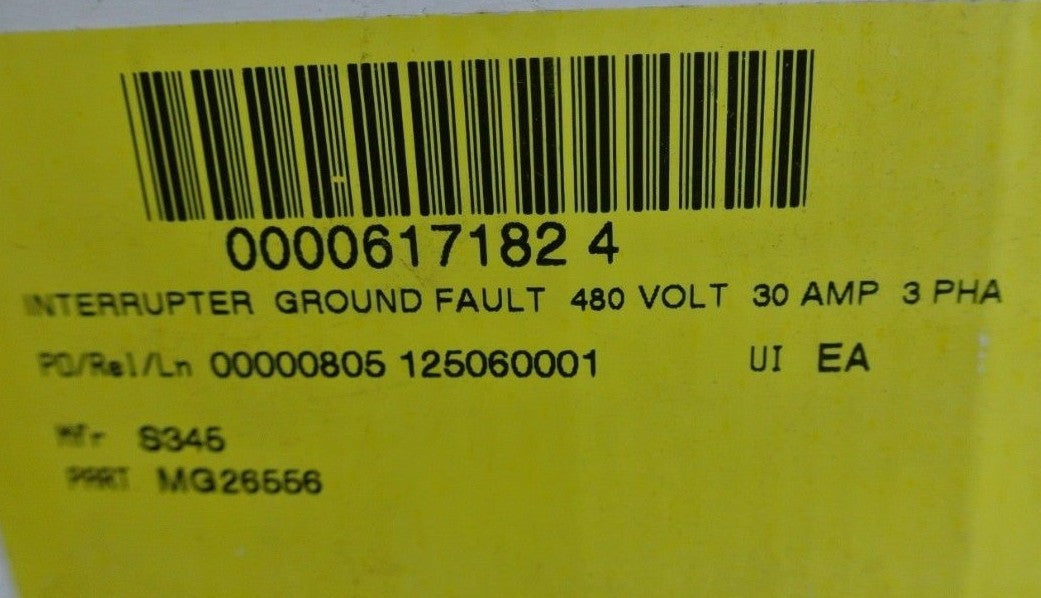 MERLIN GERIN / SQUARE D  MG26556 VIGI MODULE  INTERRUPTER, GROUND FAULT 480V 30A