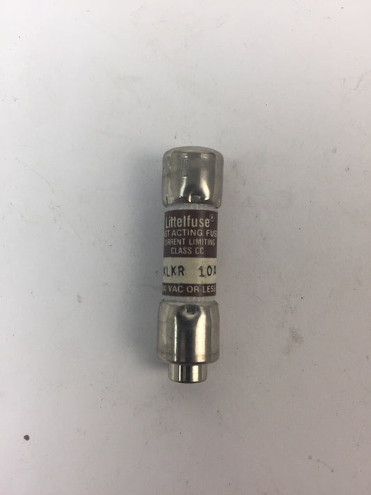 LITTELFUSE KLKR 10A FAST ACTING FUSE CURRENT LIMITING 600VAC 10A (LOT OF 3)