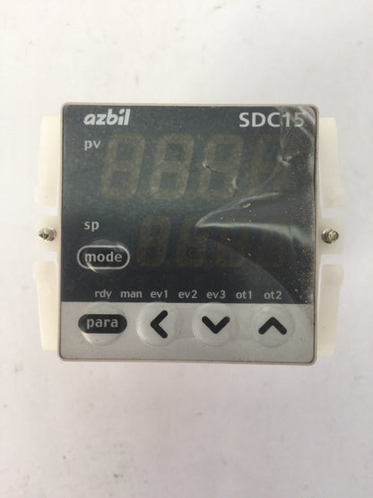 AZBIL C15TV0RA0300 TEMPERATURE CONTROLLER SDC15