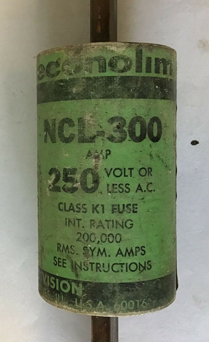 ECONOLIME NCL-300 FUSE CLASS K1 250VAC