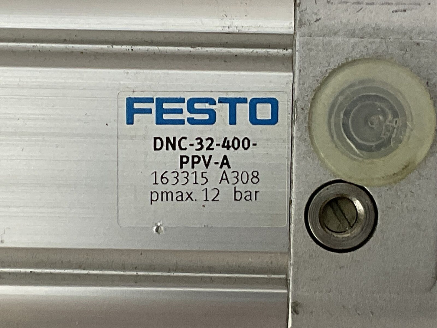 FESTO DNC-32-400-PPV-A CYLINDER  pmax. 12 bar