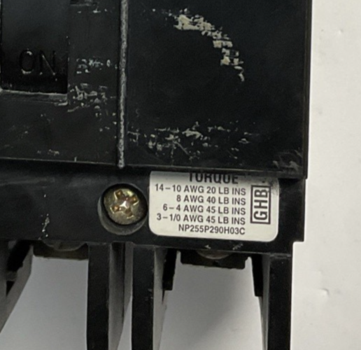 CUTLER HAMMER GHB2020 CIRCUIT BREAKER 20A 480VAC 250VDC 2P