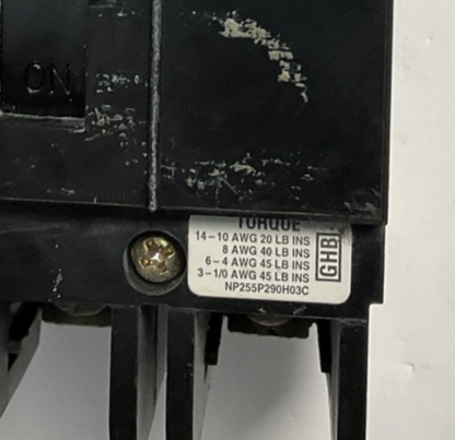 CUTLER HAMMER GHB2020 CIRCUIT BREAKER 20A 480VAC 250VDC 2P