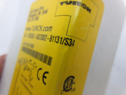TURCK BI2CRS343-ADZ30X2-B1131/S34 INDUCTIVE PROXIMITY SENSOR - NEW SURPLUS