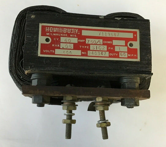 HEVI DUTY X119687 TRANSFORMER 750AMP 60CY 600V