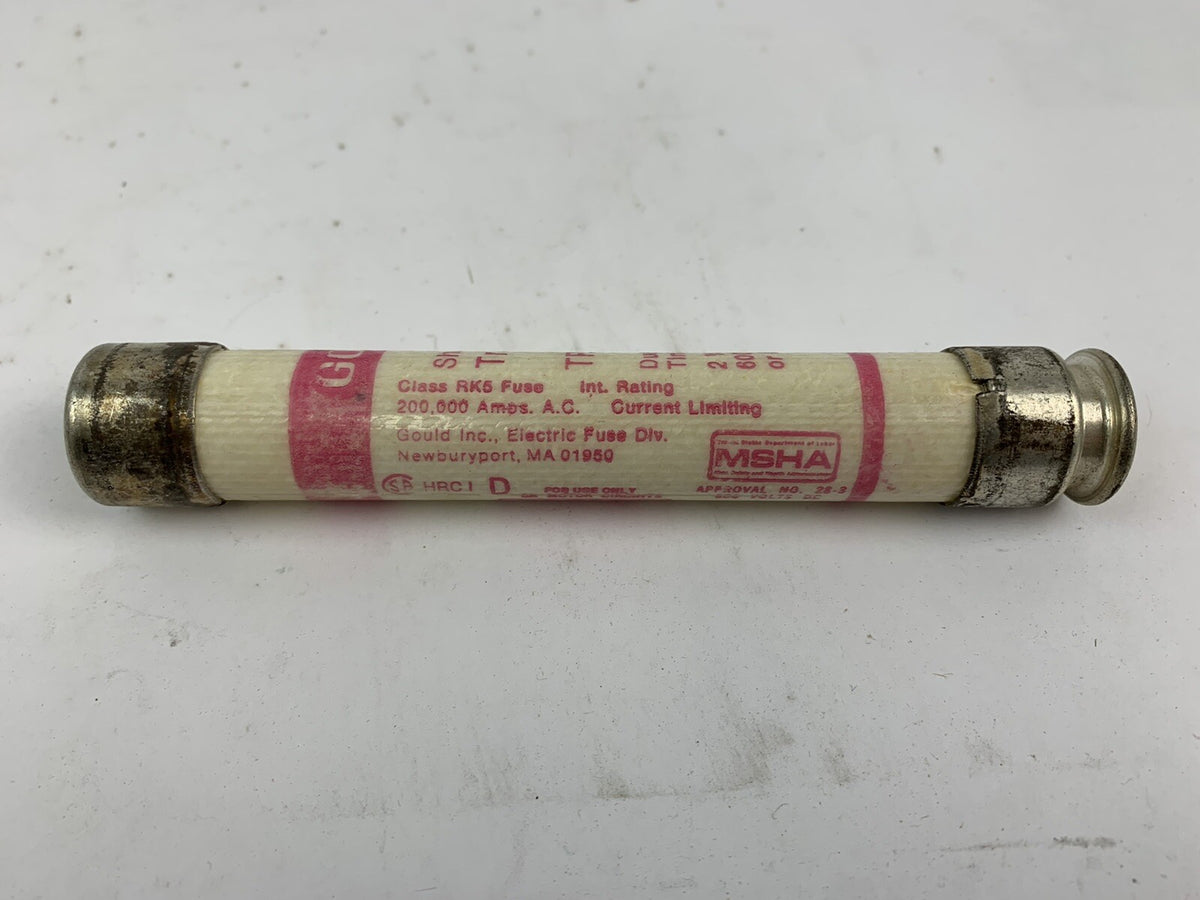 Gould Shawmut Tri-Onic TRS2 1/4R 2 1/4A 600VAC Fuse "Lot of 10"
