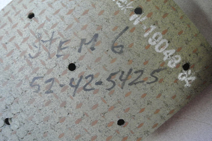 AMERICAN BRAKEBLOK W-19043 64 HEAVY EQUIPMENT BRAKE BLOCK NEW SURPLUS 52-42-5425