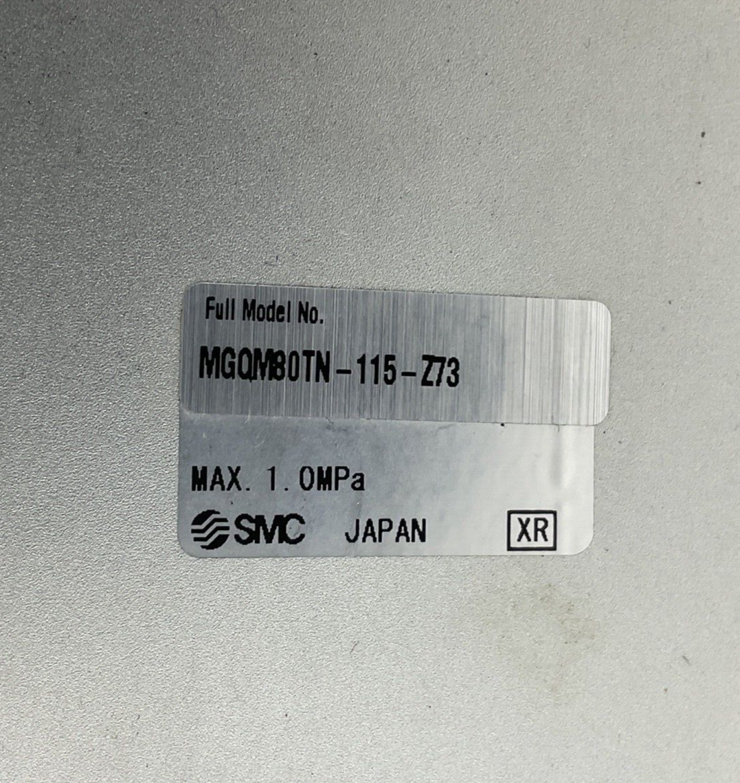 SMC MGQM80TN-115-Z73 PNEUMATIC LINEAR ACTUATOR