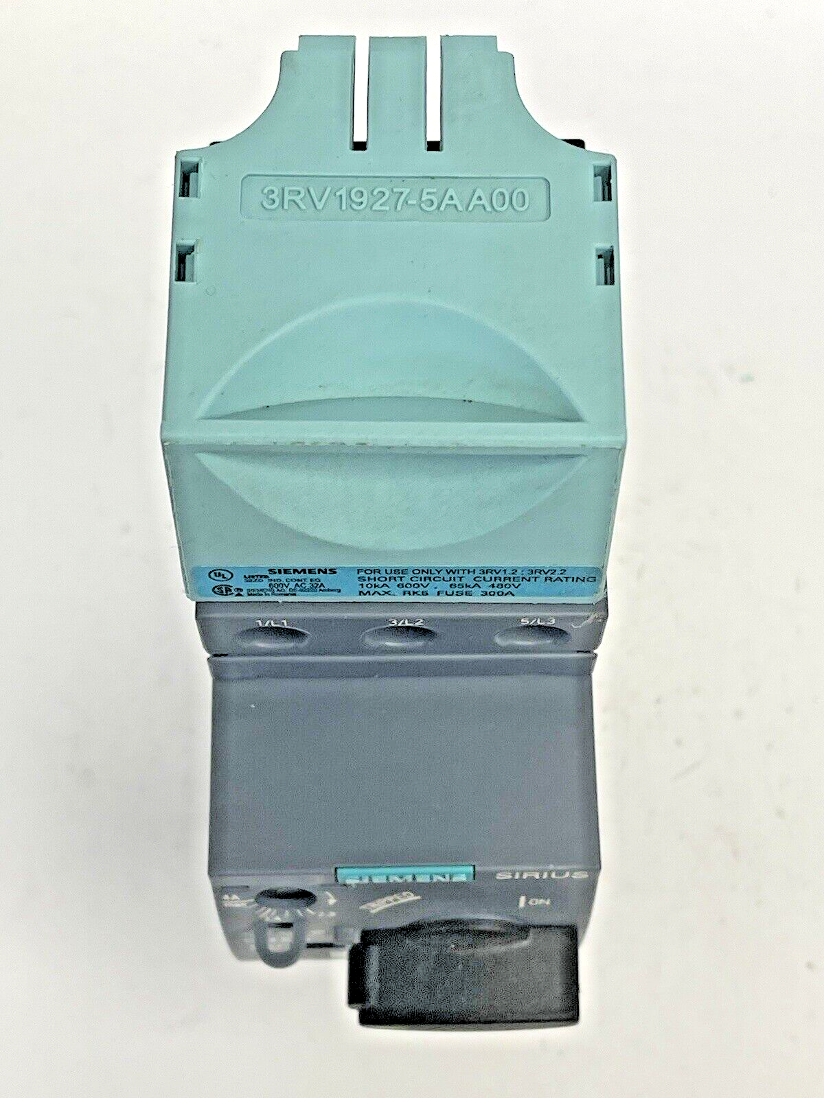 SIEMENS - 3RV2021-1EA10 & 3RV1927-5AA00 - CIRCUIT BREAKER & CABLE CONDUCTOR