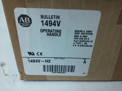 ALLEN BRADLEY 1494V-DHL644 FUSIBLE DISCONNECT SWITCH KIT NO FUSE BLOCK KIT