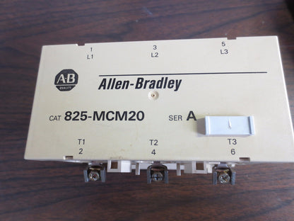 ALLEN-BRADLEY 825-MCM20 Ser. A - CONVERTER - 600V, 50/60 Hz, 20A