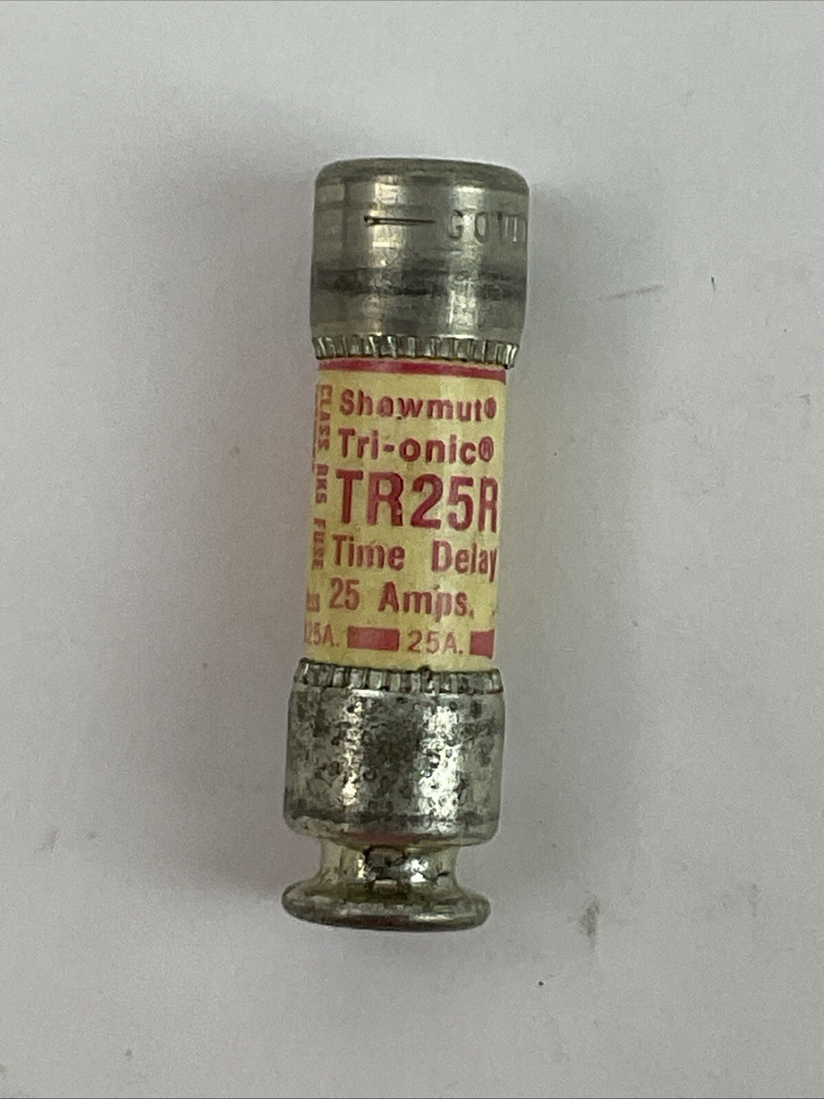 SHAWMUT TR25R TRI-ONIC TIME DELAY CLASS RK5 FUSE 25AMP 250VAC (LOT OF 12)