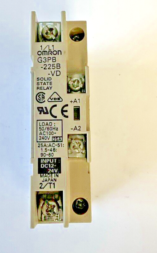 OMRON G3PB-225B-VD SOLID STATE RELAY 50/60HZ 25A 240VAC